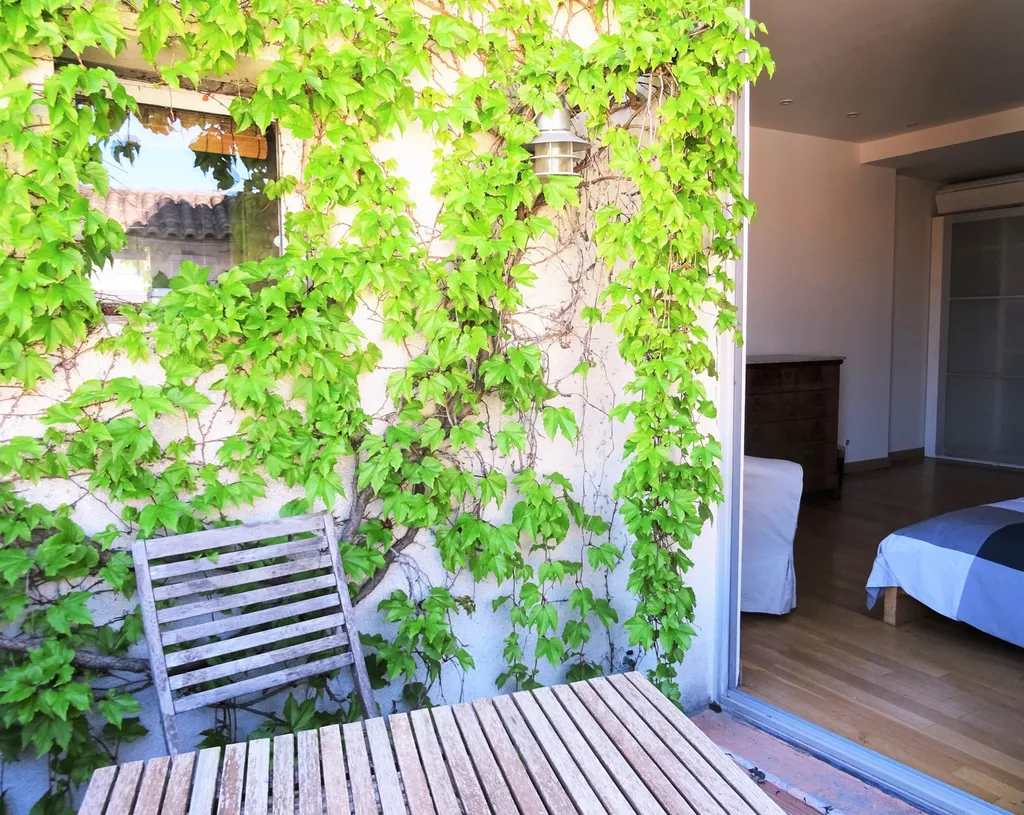 Avignon Intra Muros, zone piétonne, charmant duplex avec 2 terrasses.   