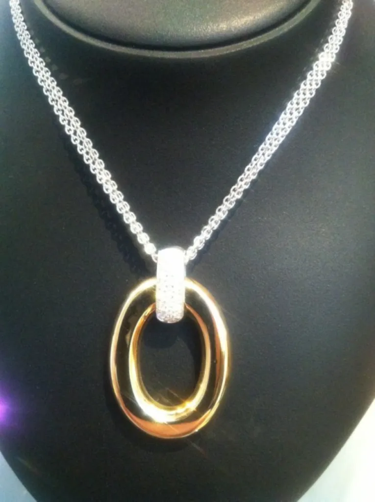 Colliers Femme : or jaune, rose ou gris 18 carats avec diamants