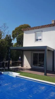 Vente et Installation de Pergola Adossée à la Façade à Nice, Alpes-Maritimes