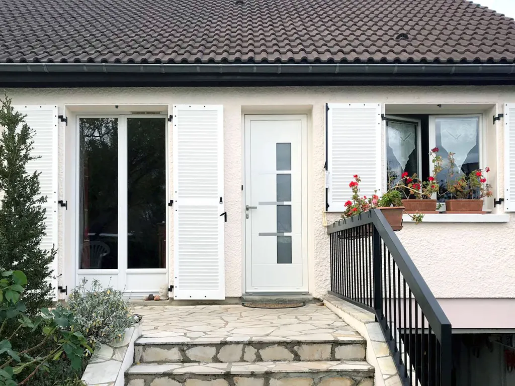 Porte d'Entrée Alu Contemporain