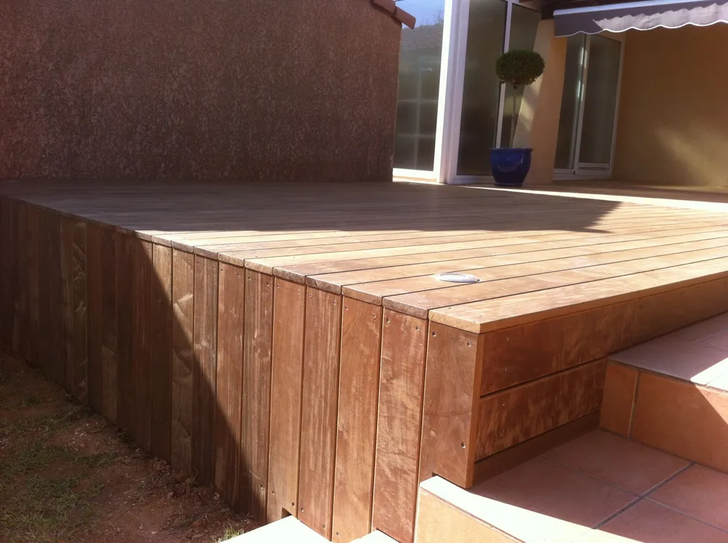 Création de terrasse en bois exotique Ipe