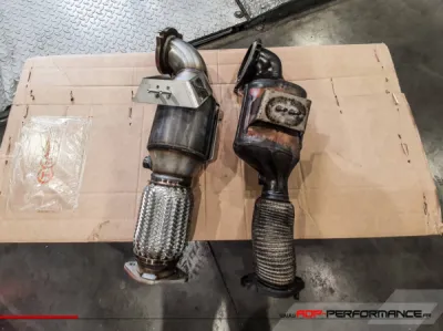 Installation Catalyseur sport Milltek pour Ford Fiesta ST MK7 1.6T 182 cv | ADP Performance Le Pontet