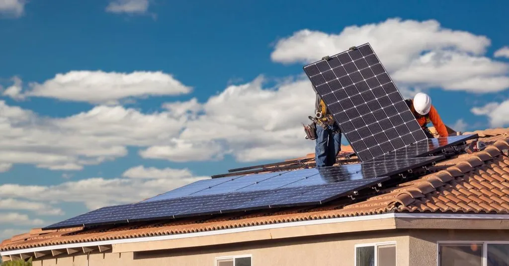 Panneaux solaires à Argonay près d'Annecy