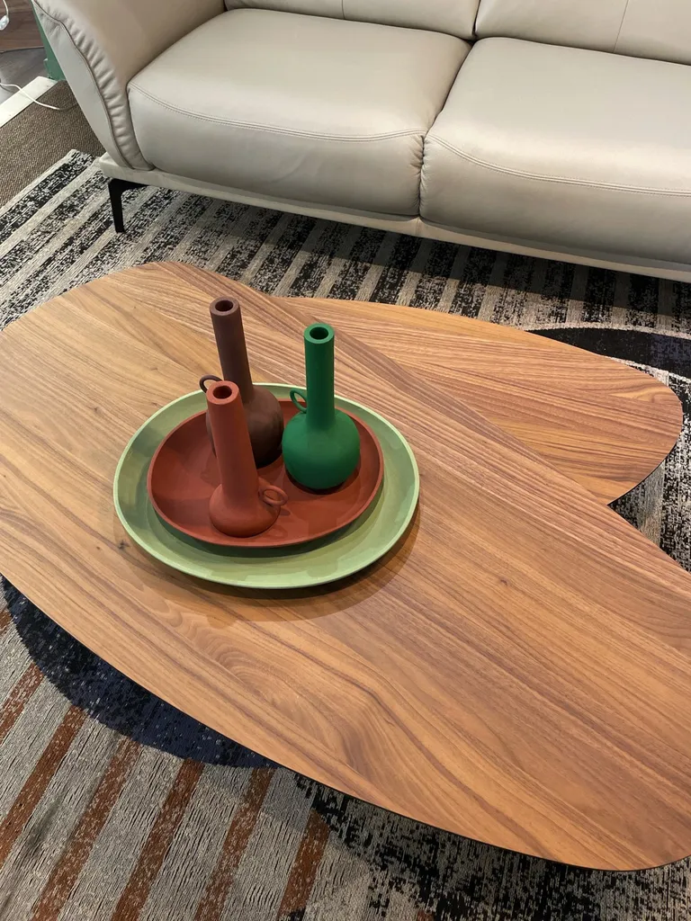 Table de salon plateau bois