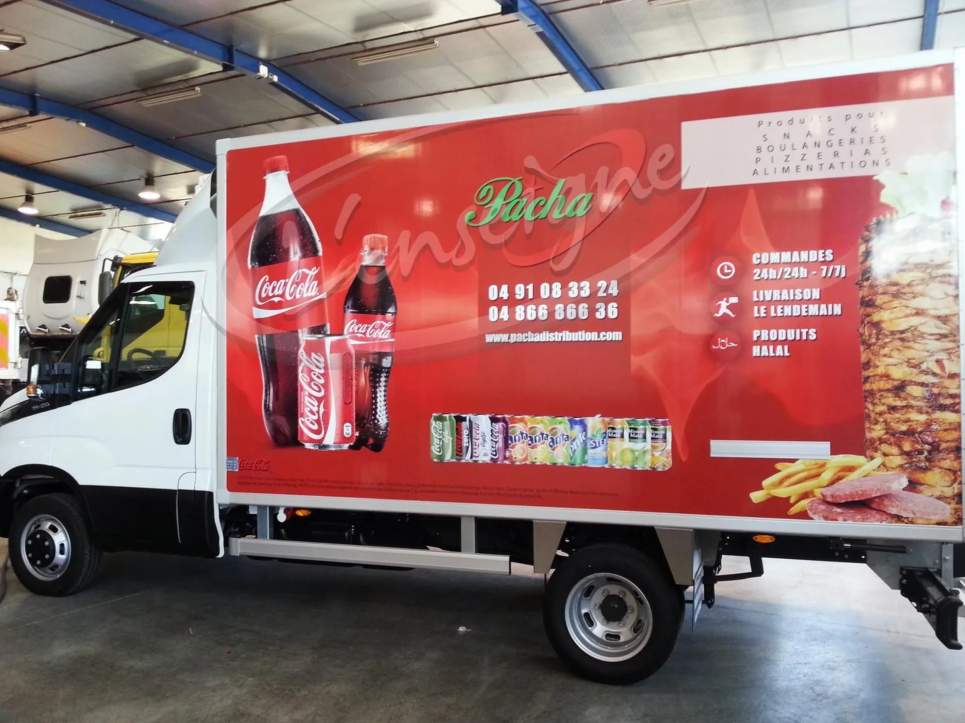 total covering camion frigorifique martigues