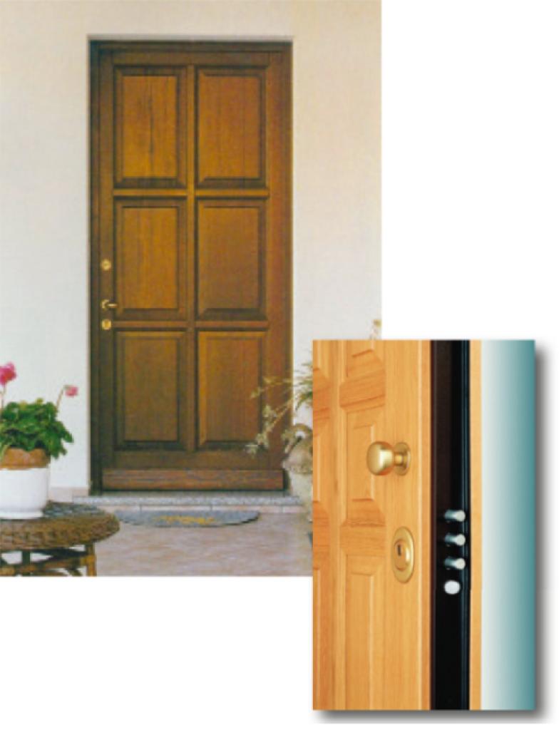 Porte blindée à haute performance avec 7 points de fermeture