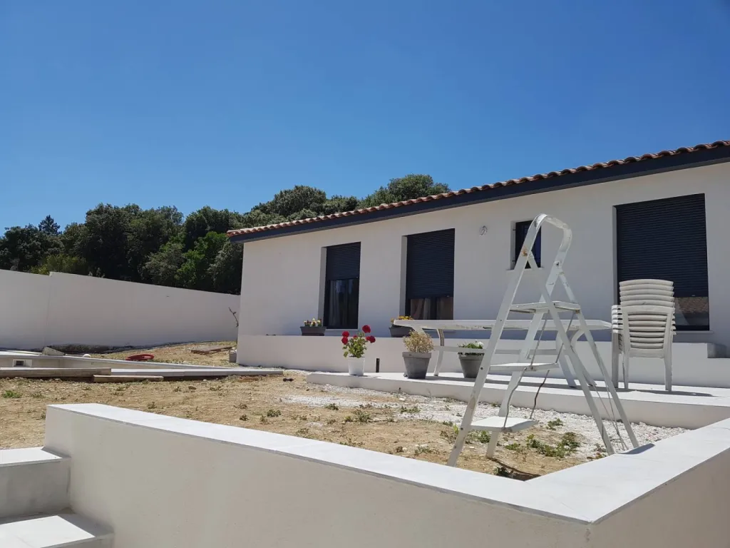 Installation gouttières