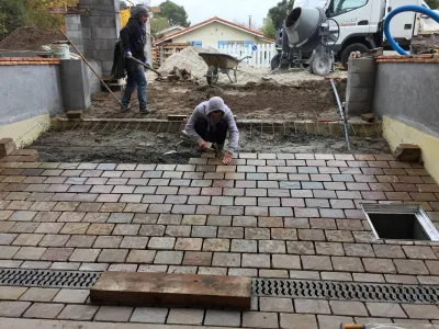 Création d'allée de jardin Bassin d'Arcachon