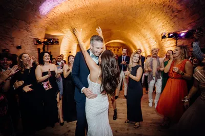 A Beautiful Wedding with a Symbolic Ceremony in the French Gardens of a Château in the Loire Valley