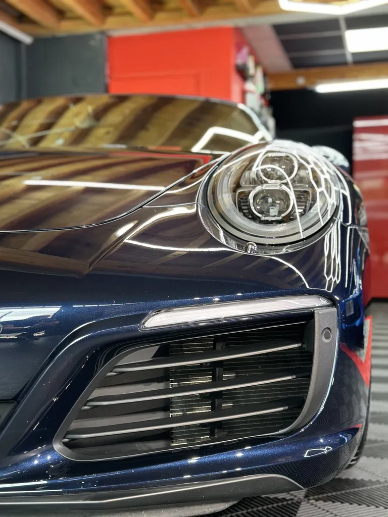 DETAILING Porsche protection film de protection PPF Lyon traitement céramique carosserie 