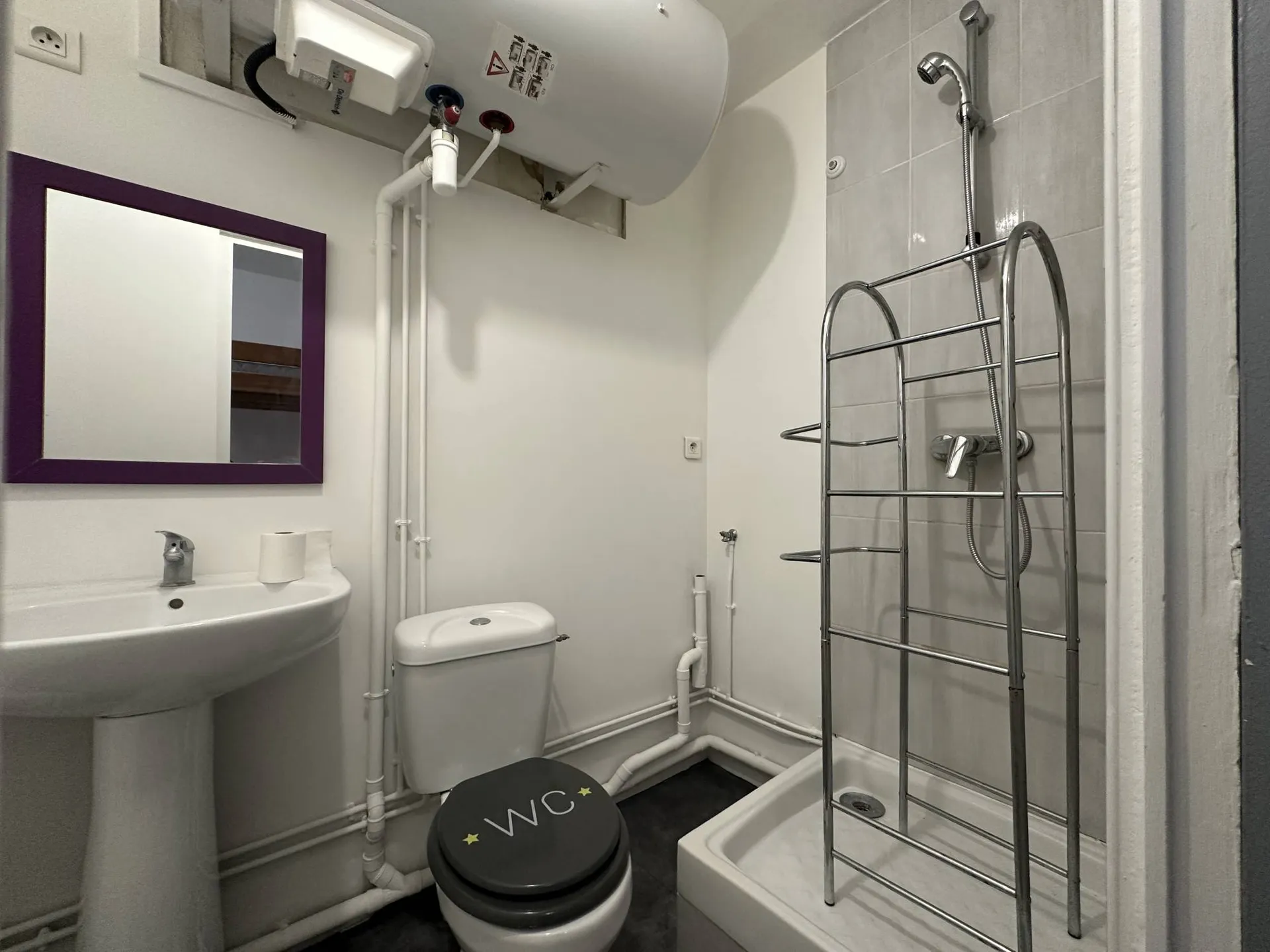 Studio en rez-de-chaussée de 17m² en plein cœur de Rouen - Normandie 76.