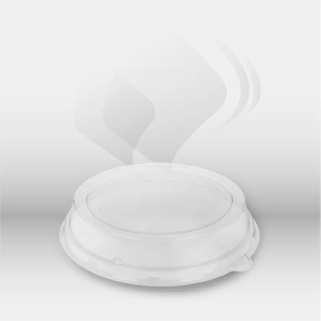 Couvercles pour bol et récipient rond en carton Garcia de Pou pour restauration professionnelle, idéals pour traiteurs, restaurants et vente à emporter, assurant une fermeture sécurisée et une protection hygiénique des préparations alimentaires – disponib