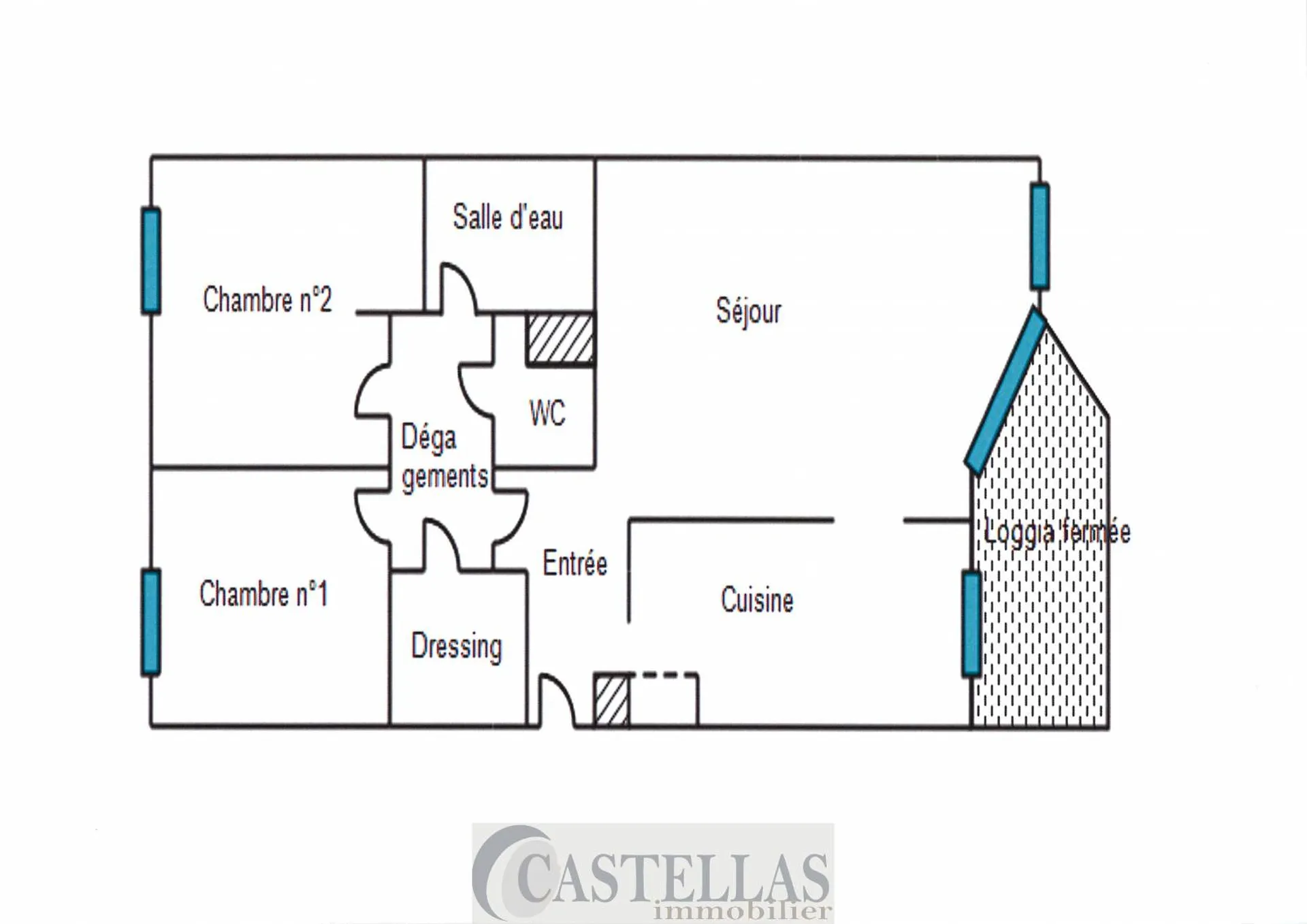 Carnoux vente appartement avec loggia et ascenseur dans le centre