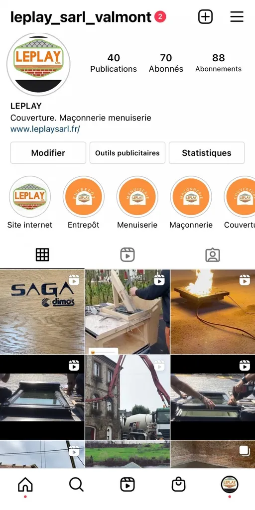 Notre Page Instagram 