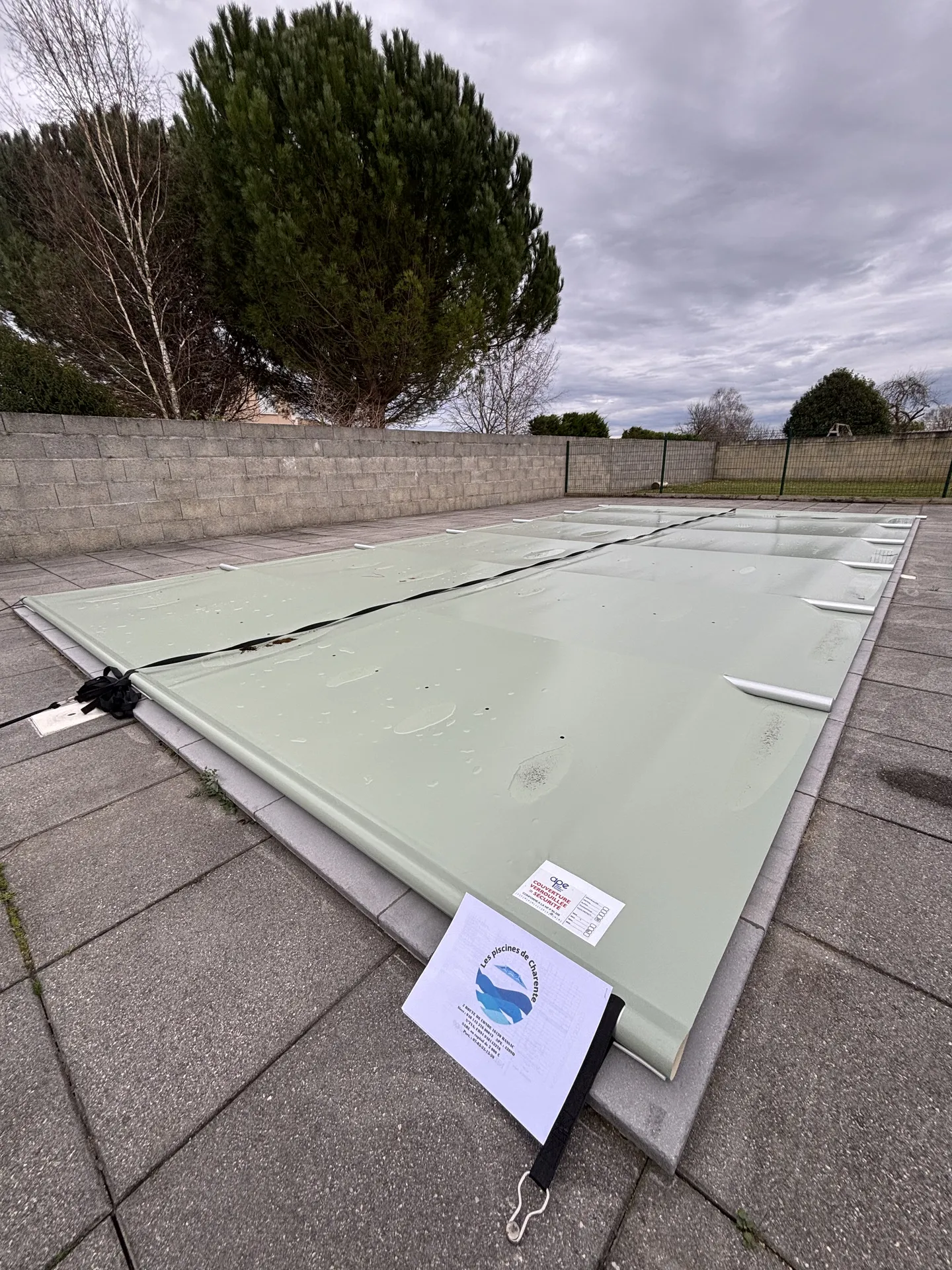 Hivernage de piscines à Bassac en Charente 