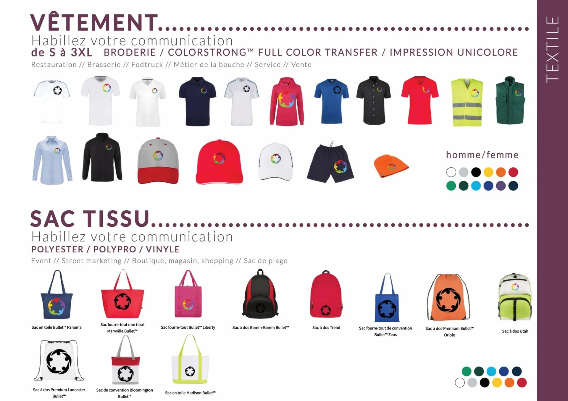 graphiste nice création graphique et impression de logo sur produit restaurant tshirt, casquette, et autre