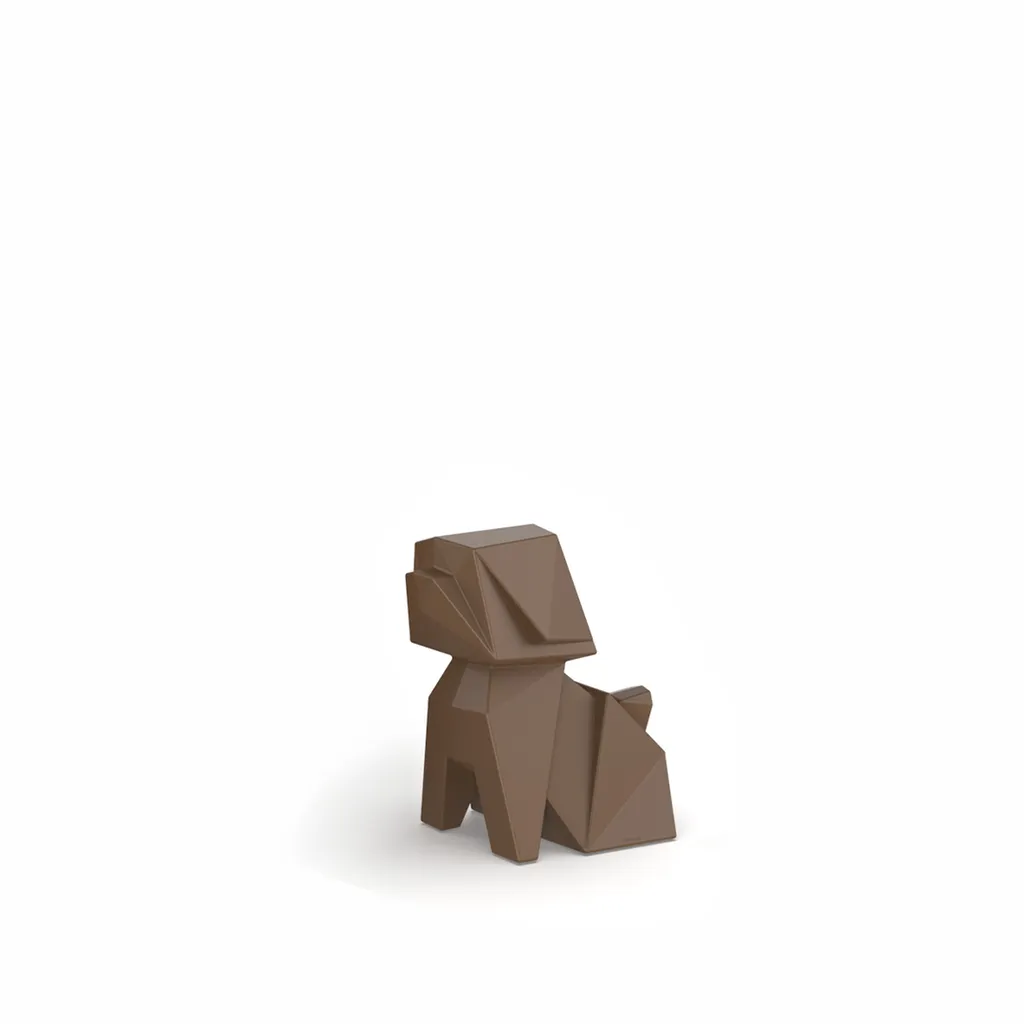 Statue chien Origami Koinu design par Vondom disponible chez Ginette Design à Labège proche de Toulouse