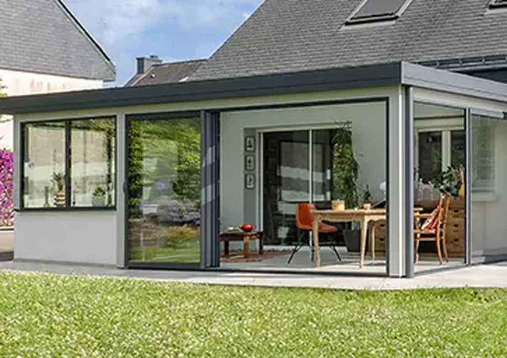 Véranda aluminium Clarence - Le modèle aluminium haute performance signé Samana Var Extension à partir de 1 696 € / m²
