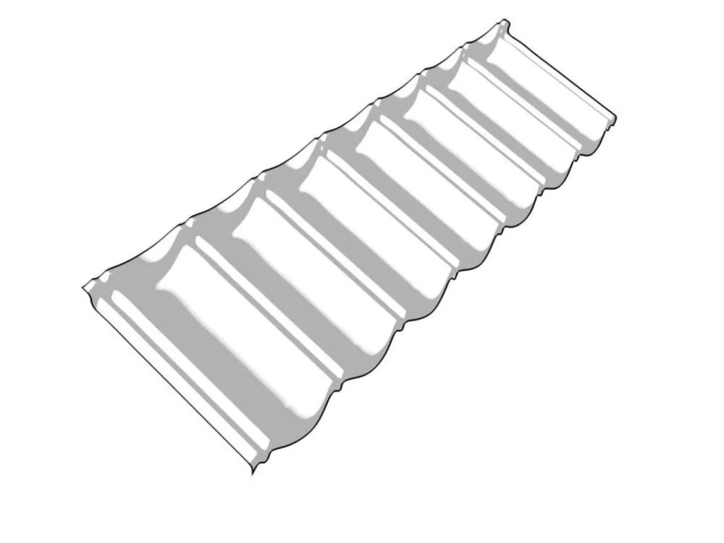 Tuile métallique DECRA CLASSIC dessin