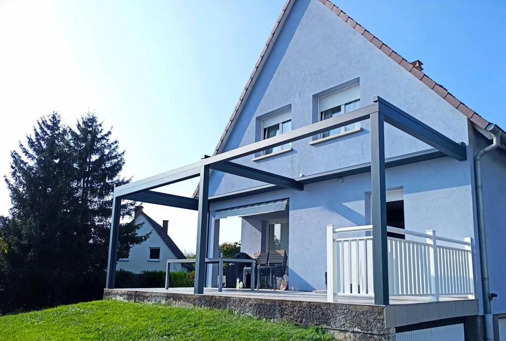 Pergola store enroulable