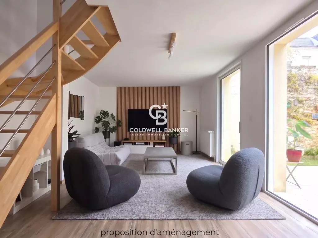 à vendre une très jolie maison rénovée en centre ville du mans