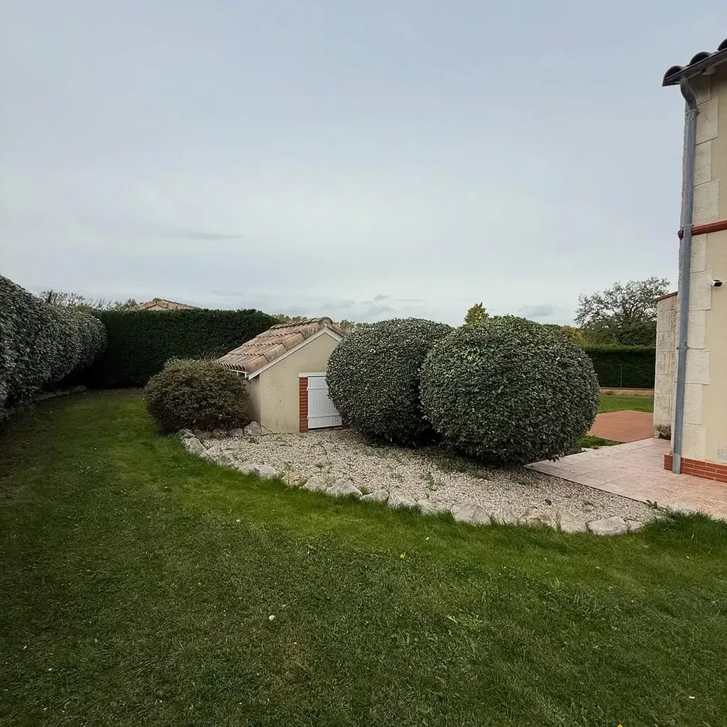 Taille complète de haies et massifs en périphérie toulousaine proche de Blagnac : entretien paysager haut de gamme par LT Paysage