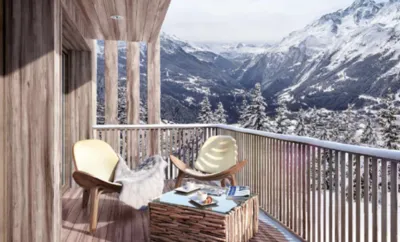 terrasse  panorama la vallée de la Tarantaise