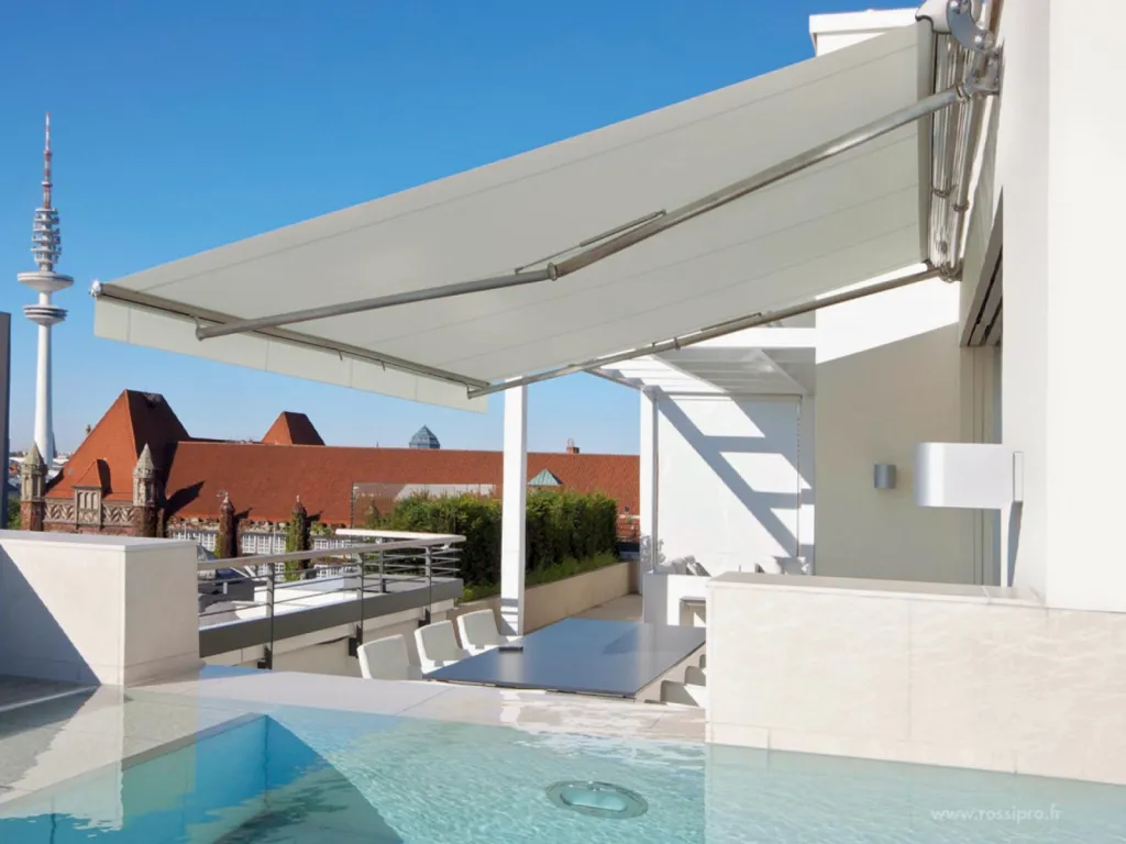 Store Prestige, structure entierement en inox