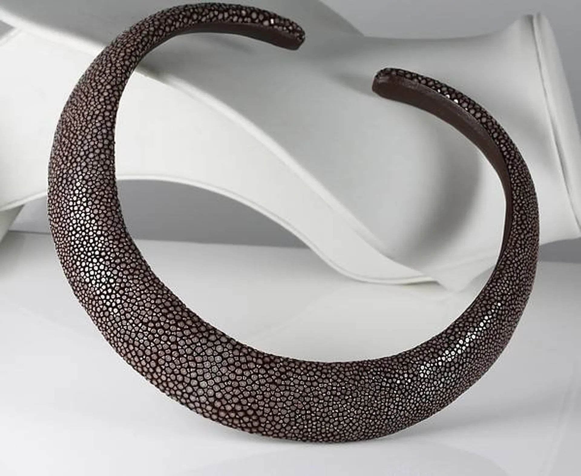 Collection bijoux en galuchat fait main Or Ligne Bordeaux Bassin d'Arcachon