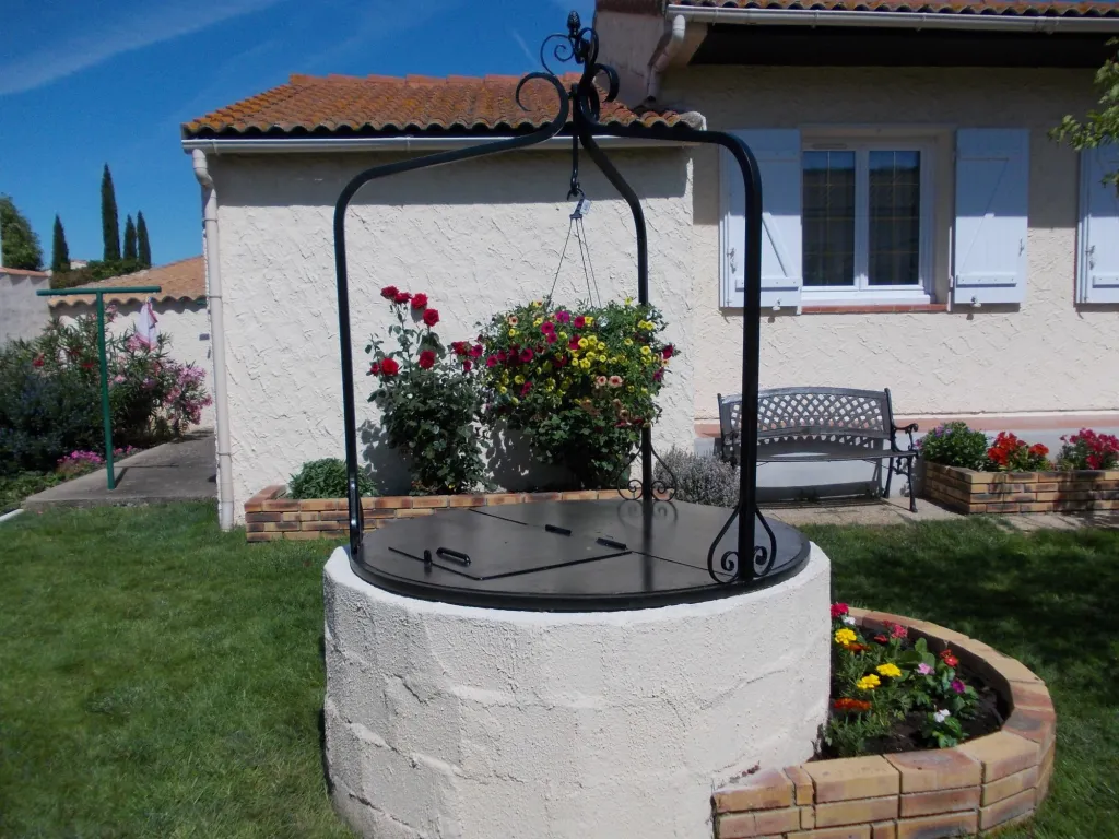 DECORATION DE PUIT EN FER FORGE ISTRES