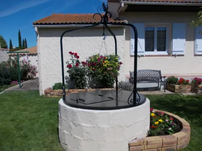 DECORATION DE PUIT EN FER FORGE ISTRES