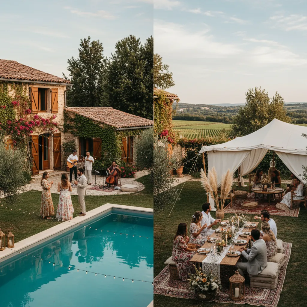 lieu mariage provençal Cadenet Luberon