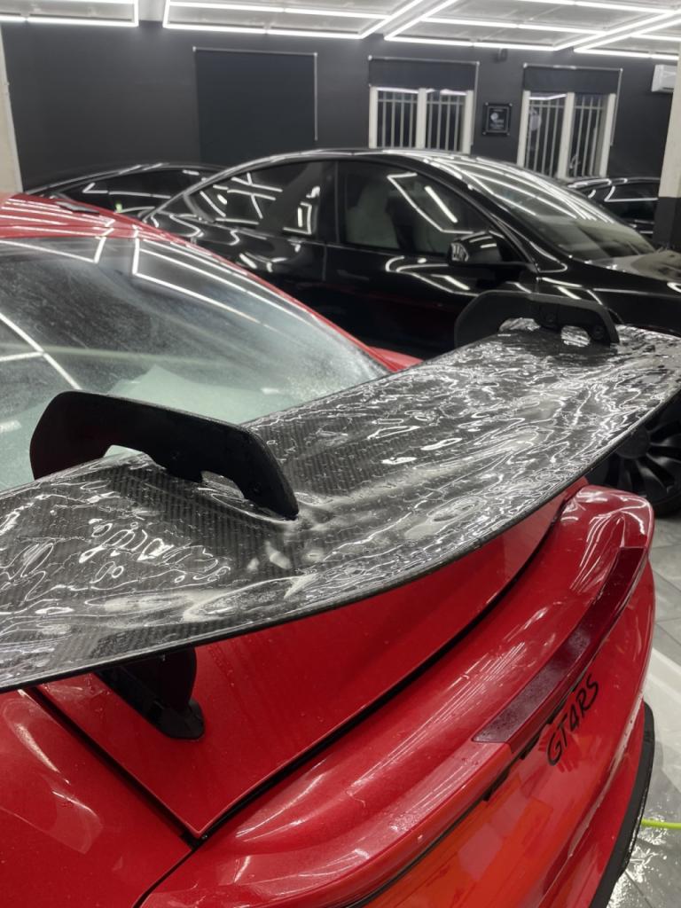 Porsche GT4 RS - Protection PPF XPEL - RIVIERA DETAILING Monaco