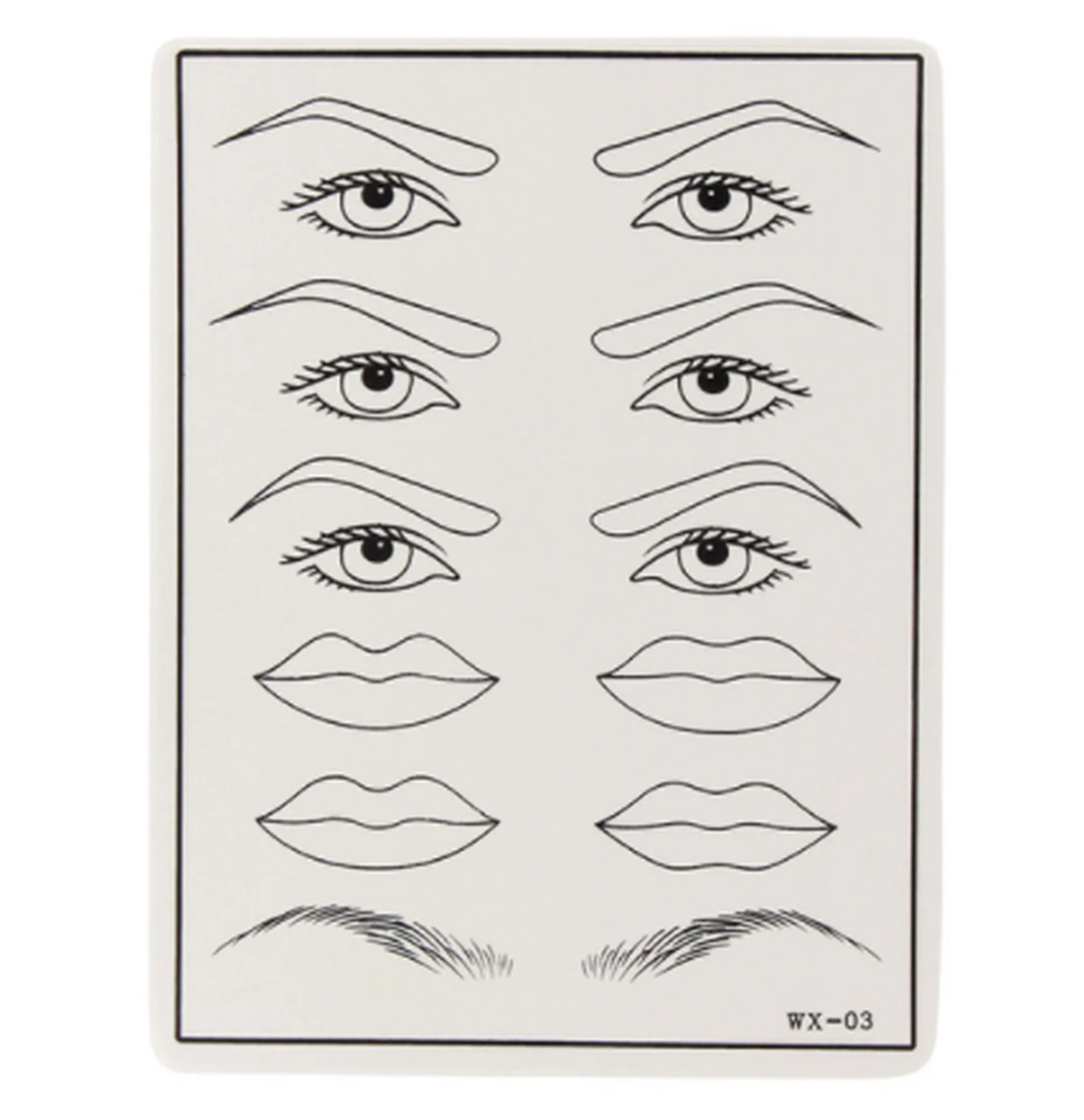 Peau d'entraînement visage