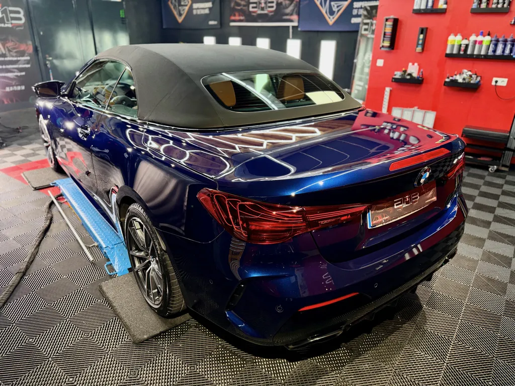 BMW 440i Cabriolet – Traitement céramique haut de gamme à Vaugneray (Ouest Lyonnais)