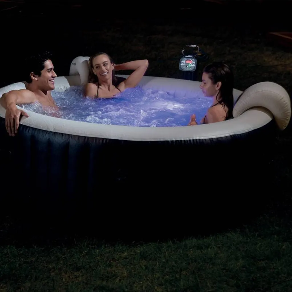 Pure Spa Bulles LED 6 places INTEX chez Aquarev'Piscines à Vinon-sur-Verdon dans le 83