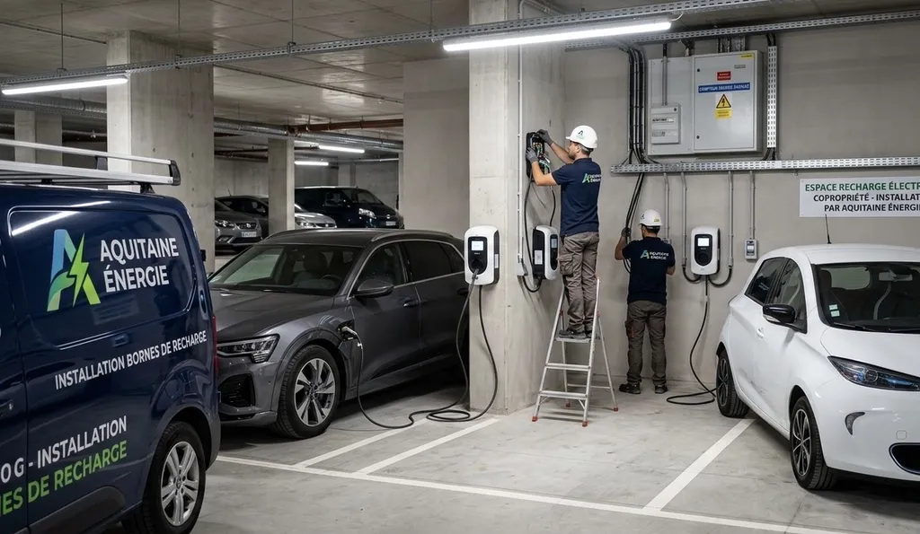 Borne de recharge en Copropriété de Gironde 33, le mode d’emploi sur la démarches sur le droit à la prise 