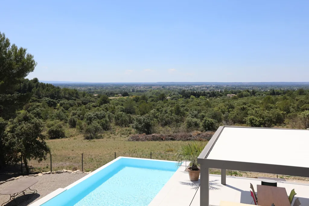 Saumane-de-Vaucluse, maison contemporaine avec magnifique vue   