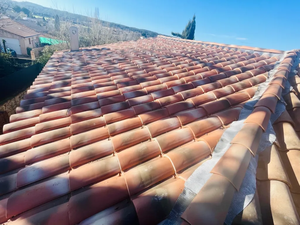 Réfection d’une toiture de maison sur Gardanne près de Aix en Provence