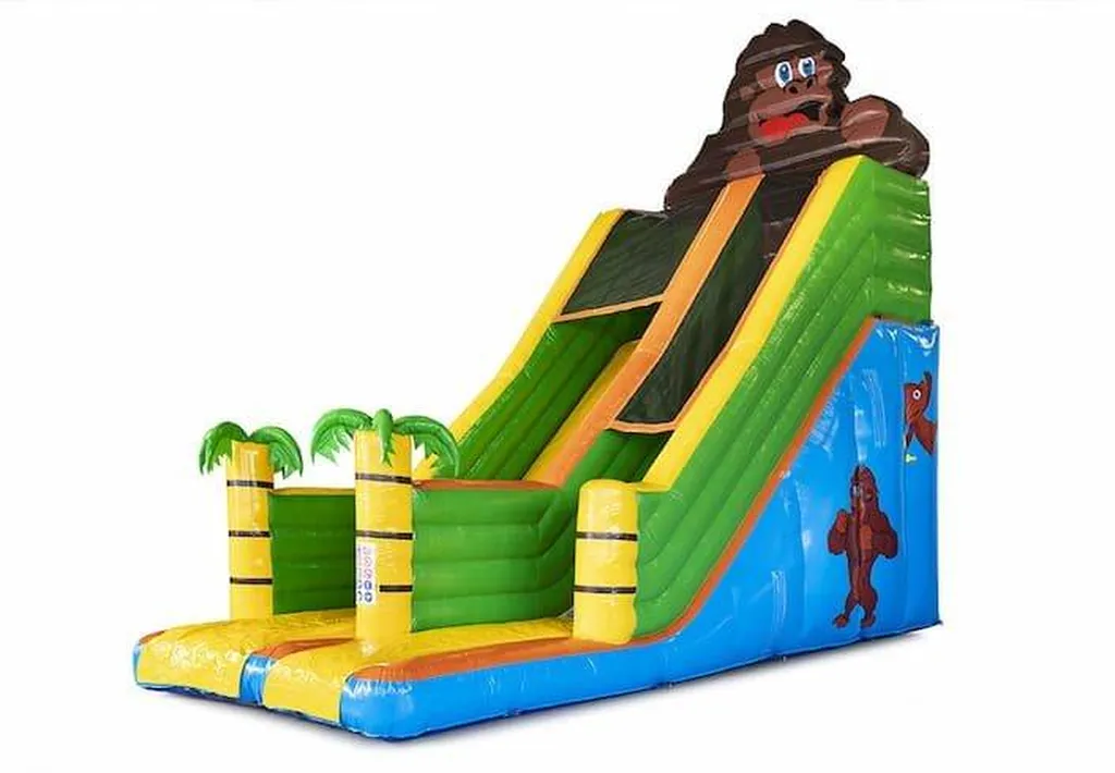 Toboggan Monkeys vert & jaune en vente à Lyon 