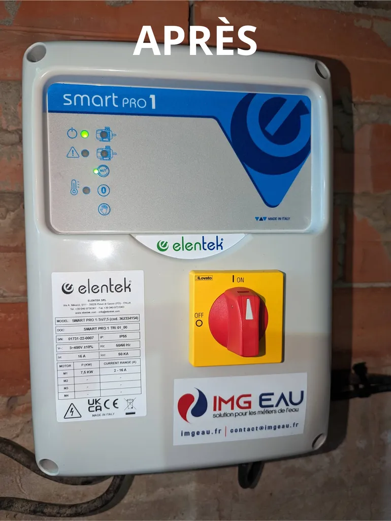 Remise en état du système de gestion d’une pompe de puits par IMG EAU à Toulouse