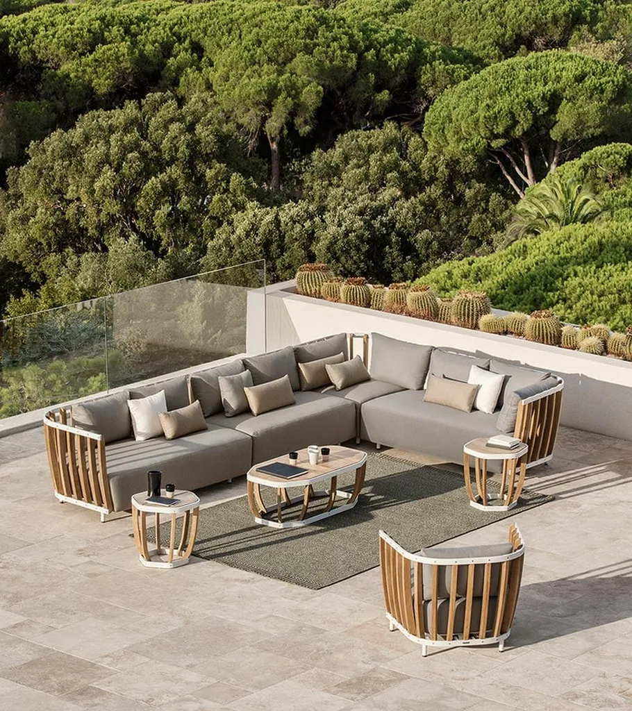 Mobilier coin lounge haut de gamme outdoor Bassin d'Arcachon