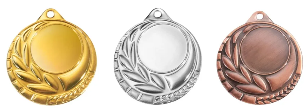 MEDAILLE 9343 DIAMETRE 50 mm CENTRE DISCIPLINE AU CHOIX 25 MM