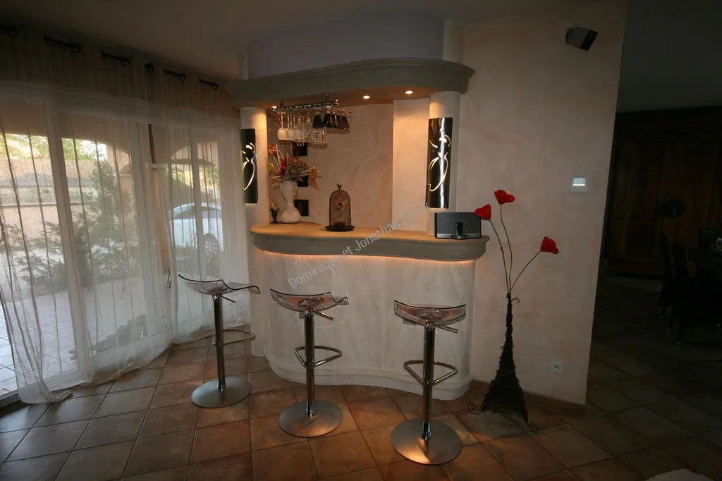 Comptoir chez un particulier, conception originale