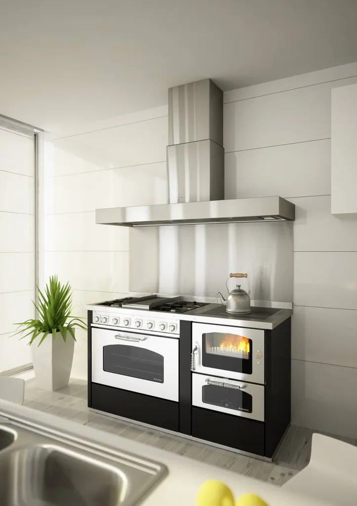 Cuisinière bois moderne Demanincor GD7 Domino 6 A Ste Bazeille prés de Marmande