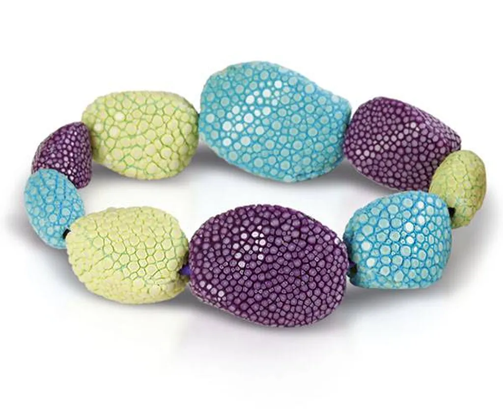 Collection bijoux en galuchat fait main Or Ligne Biganos Bassin d'Arcachon