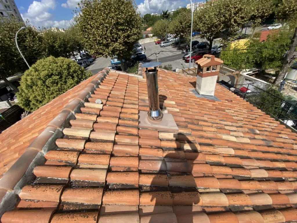 toiture avant intervention sur martigues