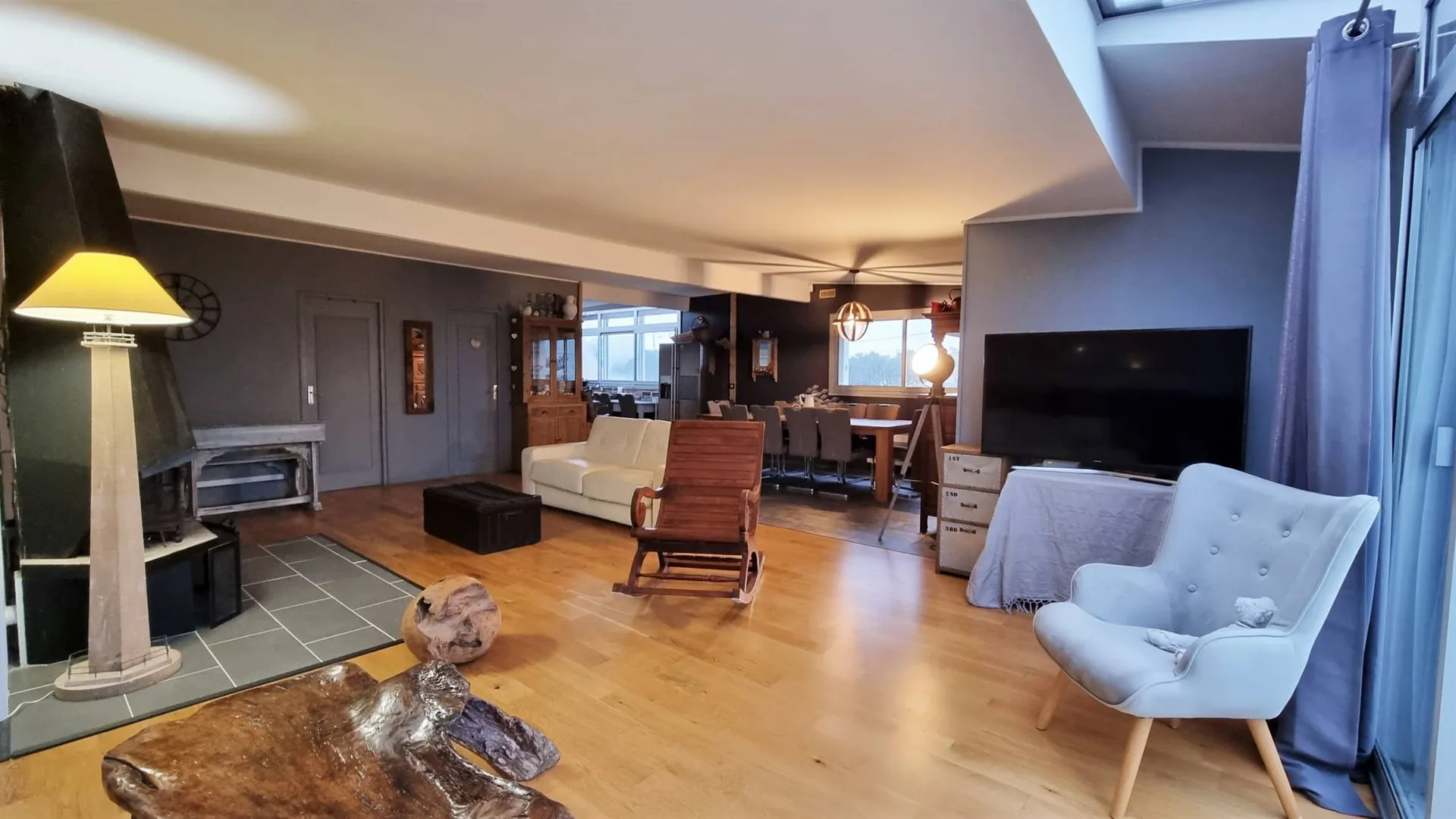 A vendre spacieuse Villa vue mer, 3 chambres, Axe Dieppe 76200 - Penly 76370 - Le Tréport 76470.