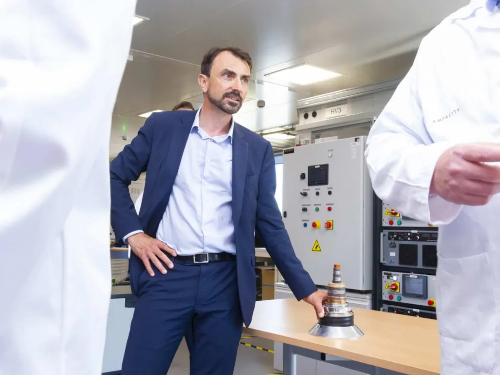 photographe reportage événementiel Grégory Doucet visite du pôle mondial d'innovation à Lyon