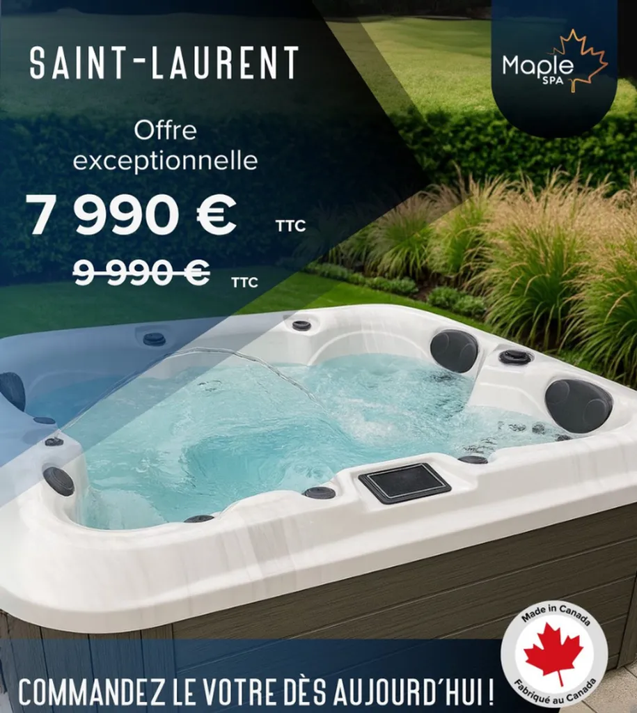 Offre exceptionnelle sur les spas Maple Spa chez MCR Piscines et Spas à Lunel